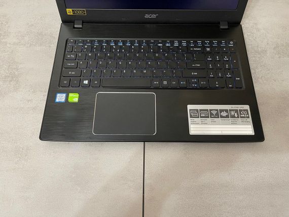 Ноутбук Б-класс Acer Aspire E5-576G-5762 / 15.6" (1920x1080) IPS / Intel Core i5-8250U (4 (8) ядра по 1.6 - 3.4 GHz) / 16 GB DDR3 / 240 GB SSD M.2 / nVidia GeForce MX150, 2 GB GDDR5, 64-bit / WebCam / DVD-ROM б/у | Зображення 2