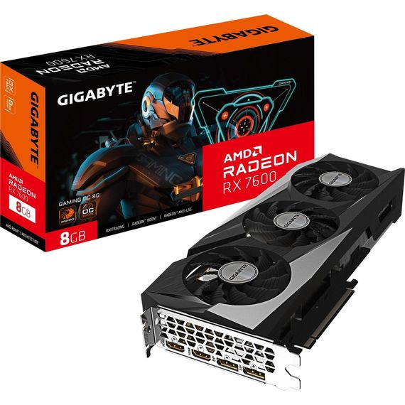 Видеокарта GIGABYTE Radeon RX 7600 8GB GDDR6 GAMING OC GV-R76GAMING_OC-8GD | Зображення 7
