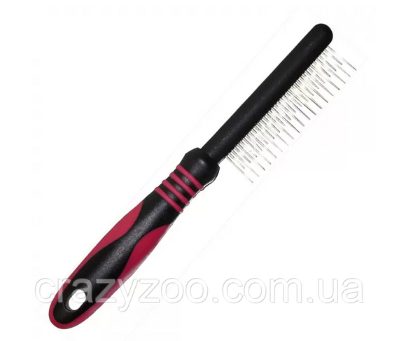 Гребень для собак и котов Croci Vanity с зубьями разной длины 18х6.2х21 см C6067616