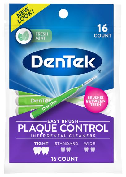 Міжзубні щітки DenTek Easy Brush Interdental Cleaners для вузьких проміжків 2.0-3.0 мм, 16 шт.