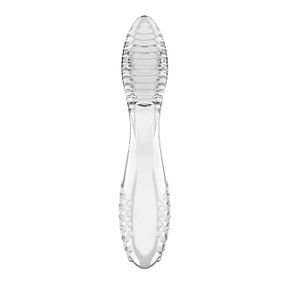 Двосторонній скляний дилдо Satisfyer Dazzling Crystal 2 Transparent Sex Aura