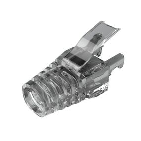 Колпачок изолирующий PiPo RJ-45 Cat.5/Cat.6 (100 шт/уп),Transparent-black