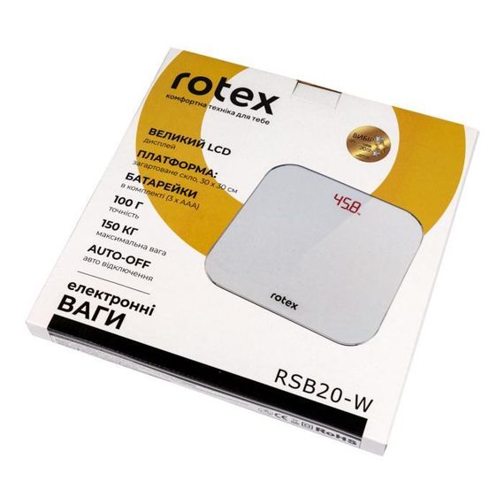 Ваги підлогові Rotex RSB20-W 150 кг | Зображення 2