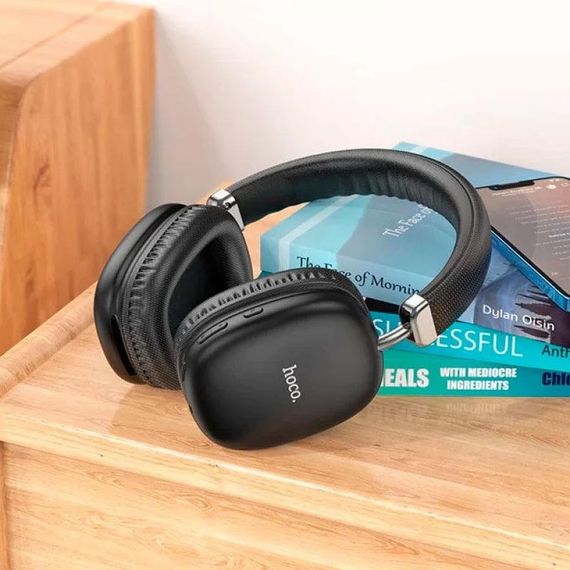 Накладні бездротові навушники Hoco W35 Чорний | Зображення 2