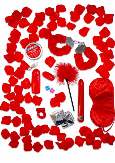 Набір подарунковий іграшок БДСМ Toy Joy Romance Gift Set, червоний Sex Aura