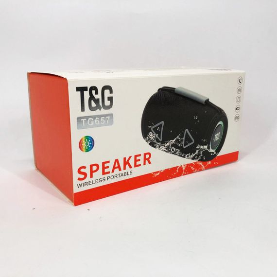 Bluetooth-колонка TG657 с RGB подсветкой 1500 mAh, Громкая блютуз колонка. Цвет: камуфляж | Зображення 3