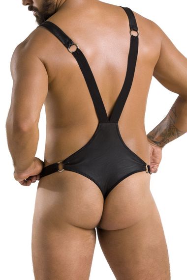 Боди мужское Passion 028 BODY HARRY, Черный, S, M, Маленький размер | Зображення 3