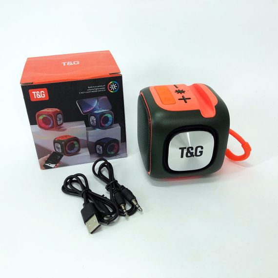 Портативна Bluetooth колонка TG359 7W з RGB підсвічуванням. RZ-192 Колір: зелений | Зображення 6