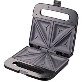 Сендвичница с антипригарным покрытием 1200Вт Gold Diamond TK08812 Серая