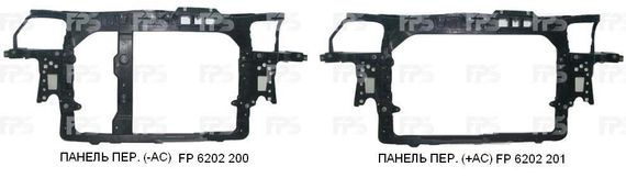 Панель передняя Seat Ibiza / Cordoba '02-09 (FPS) (+AC) 6L0805588A