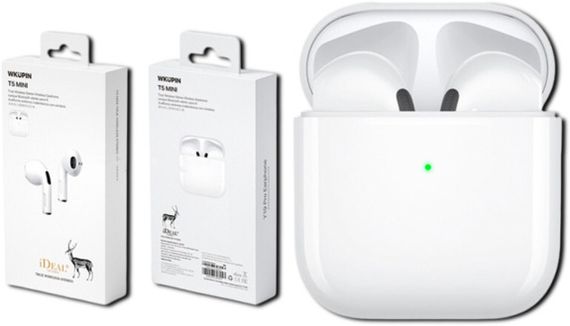 Bluetooth гарнитура WK T5 Mini с высоким качеством звука и длительным временем работы от аккумулятора (MAW-45386_646)