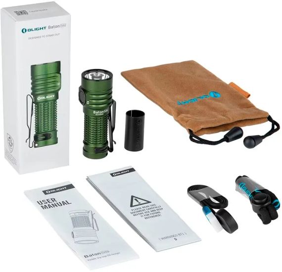 Ліхтар Olight Baton Turbo OD Green | Зображення 5