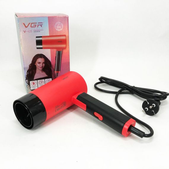 Класичний фен для сушіння та укладання волосся, Фен з регульованою швидкістю і температурою UH-19