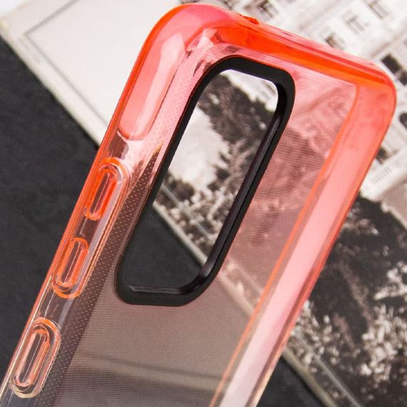 Чохол TPU+PC Sunny Gradient для Samsung Galaxy A33 5G TPU+PC, Розовый / Салатовый | Зображення 4
