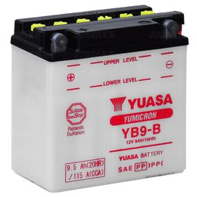 Аккумулятор МОТО Yuasa 12V 9,5Ah YuMicron Battery YB9-B(сухозаряжений)