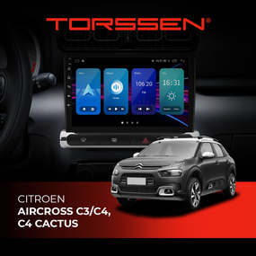 Штатна магнітола Torssen Citroen Aircross C3/C4 low NF9 Carplay