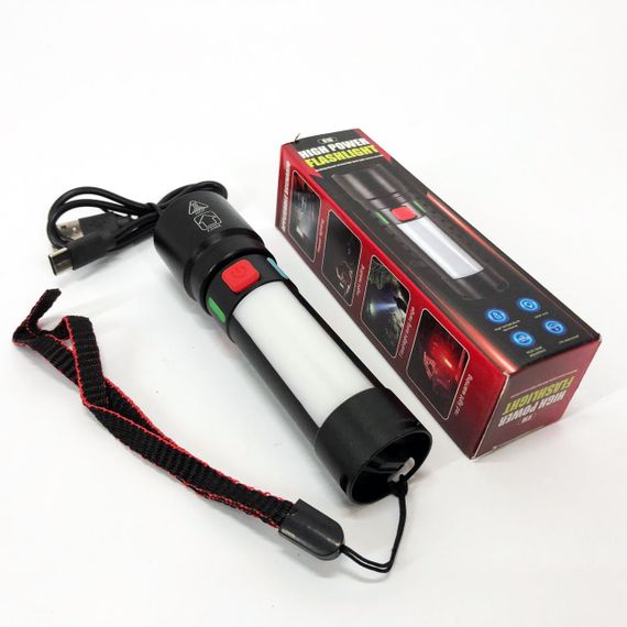 Ліхтар 611-TG+COB(white+red), Ліхтарики для екстрених ситуацій та аварій, Пошуковий ліхтар ручний | Зображення 7