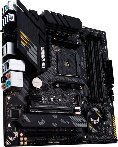 Материнcька плата ASUS TUF GAMING B550M-PLUS sAM4 B550 4xDDR4 M.2 HDMI DP mATX (90MB14A0-M0EAY0) | Зображення 3