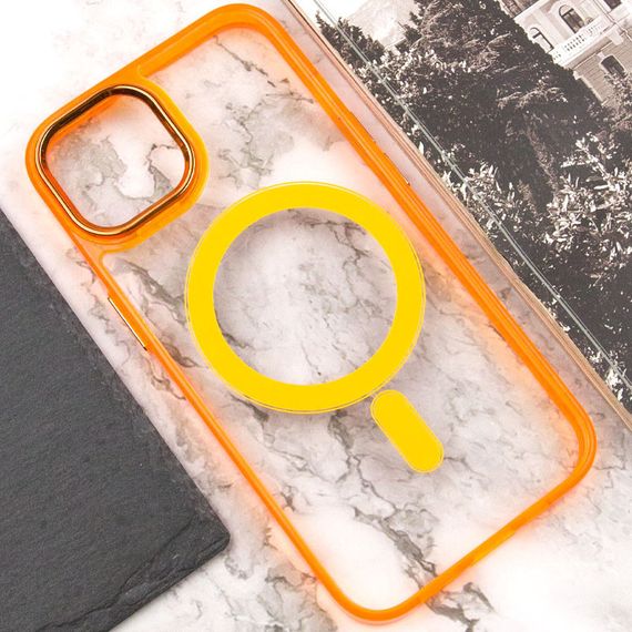 Чехол TPU Iris with MagSafe для Apple iPhone 12 Pro Max (6.7") Оранжевый | Зображення 4