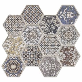 Декоративна ПВХ плитка на самоклейці 280х300х5мм Соти, ціна за 1 шт. (СПП-504) SW-00000673