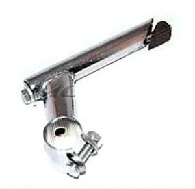 Вынос руля велосипеда   (под рулевую резьбовую) (L-150mm, D-22mm)   (хром)   YKX   (mod A)