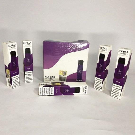 Elf Bar Lux 1500 Elf Bar LUX Original Эльф Бар 1500 тяг. Виноград (Grape) | Зображення 1