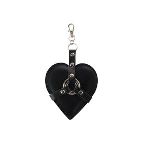 Брелок на карабіні для ключів Art of Sex Heart Angel, Чорний sexstyle