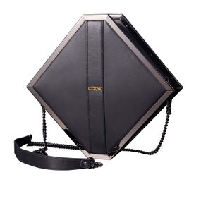 Сумка для секс-іграшок LOCKINK Mysterious Square Kink Bag, чорна, набір для бондажу в комплекті