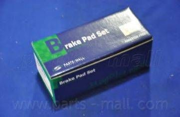 Колодка гальм. диск. KIA CARNIVAL (вир-во PARTS-MALL) PARTS-MALL PKB013