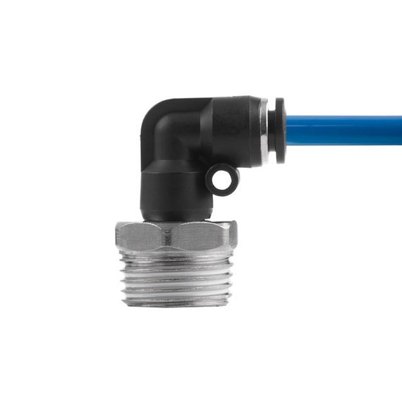 Цангове з'єднання L-подібне для поліуретанових та ін. шлангів 6 мм, 1/2" зовн. різьба INTERTOOL PT-2341 | Зображення 3