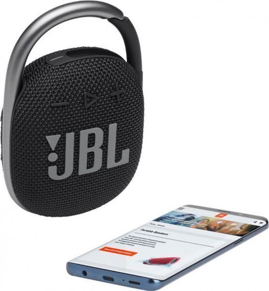 Портативна колонка JBL Clip 4 (JBLCLIP4BLK) Black | Зображення 2
