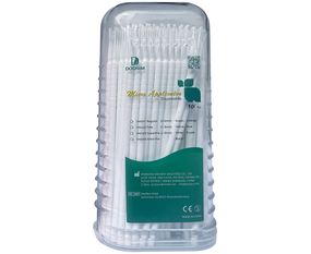 Мікроаплікатори Dochem супертонкі, 1.0 мм, білі (100 шт.)