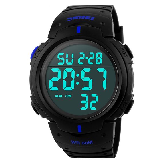 Skmei 1068BU Black-Blue | Зображення 1