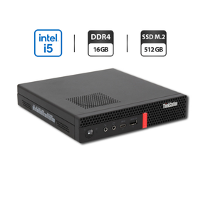 Неттоп Lenovo ThinkStation P330 Tiny USFF / Intel Core i5-8400T (6 ядер по 1.7 - 3.3 GHz) / 16 GB DDR4 / 512 GB SSD / nVidia Quadro P620, 2 GB GDDR5X, 128-bit / Windows 11 + Блок живлення в комплекті б/в