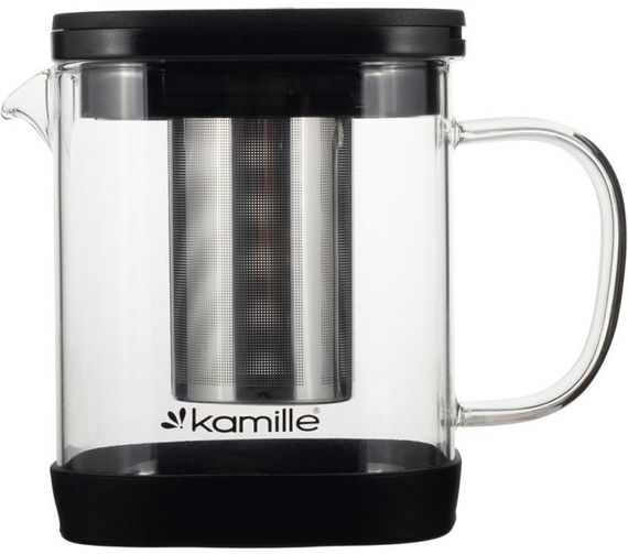 Чайник скляний заварювальний Kamille 600мл зі знімним ситечком (0778s) | Зображення 2