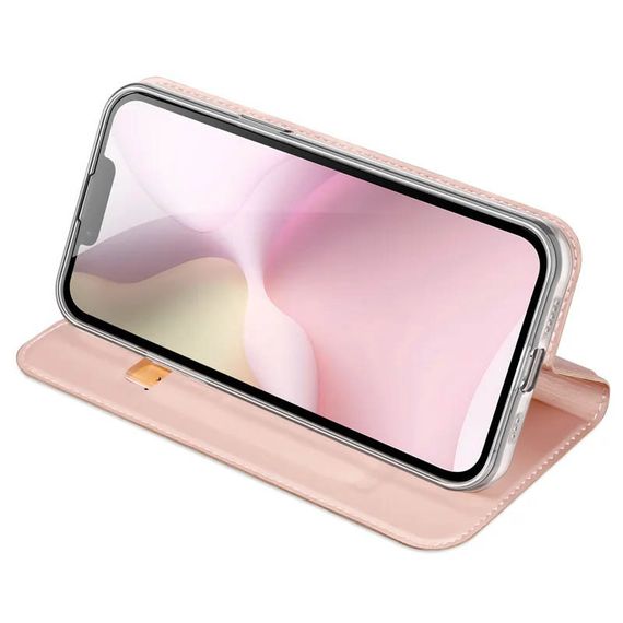 Чохол-книжка Dux Ducis з кишенею для візиток для Apple iPhone 16e (6.1") Rose Gold | Зображення 4