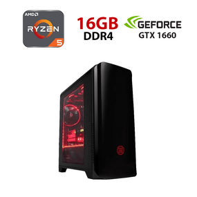 Игровой ПК Forsage H602-BK Tower / AMD Ryzen 5 5500 (6 (12) ядер по 3.6 - 4.2 GHz) / 16 GB DDR4 / 512 GB SSD / nVidia GeForce GTX 1060, 6 GB GDDR5, 192-bit