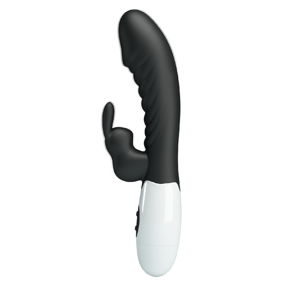 Вібратор - Pretty Love Naughty Bunny Vibrator Black Sex Aura | Зображення 5