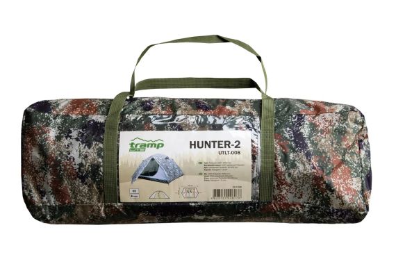 Тримісний намет камуфляжного забарвлення Tramp Lite Hunter3 camo з двома входами для професійних мисливців рибалок, туристів | Зображення 5