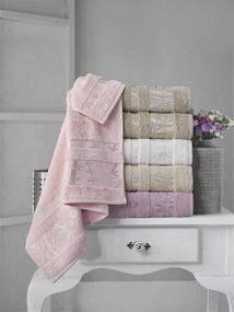 Полотенца Pupilla Elit acik 70х140см Бамбук набор 6шт