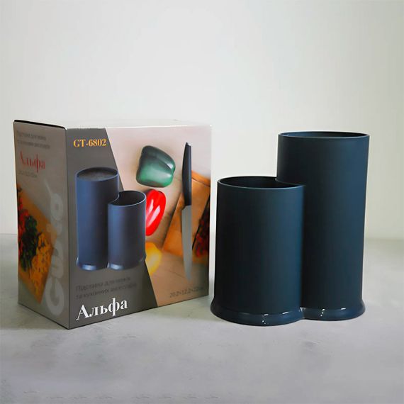 Подставка для ножей GT-6802 Альфа и кухонных аксессуаров 20.2*12.2*22см. GUSTO | Зображення 3
