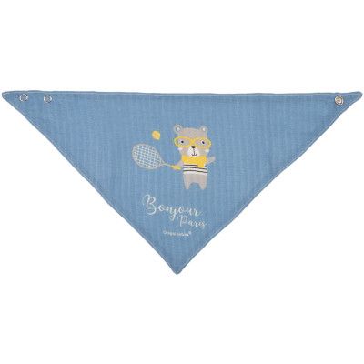 Слюнявчик Canpol babies Bonjour Paris 2 шт Голубой (26/900_blu) | Зображення 3