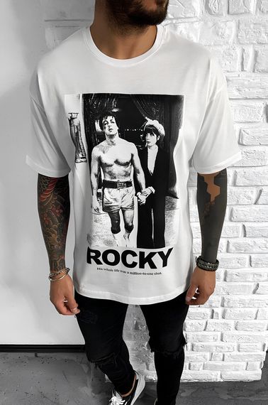 Футболка з ДТФ принтом (оверсайз)