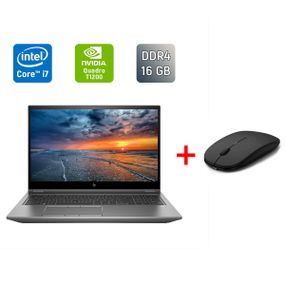 Мобільна робоча станція Б-клас HP zBook Fury 15 G8 / 15.6" (1920x1080) IPS / Core i7-11800H (8 (16) ядер по 2.3 - 4.6 GHz) / 16 GB DDR4 / 512 GB SSD / Quadro T1200, 4 GB GDDR6 / WebCam / TouchID б/в + Подарунок Бездротова миша / USB