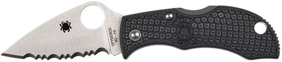 Чем Spyderco Manbug Lightweight Leaf Serrated