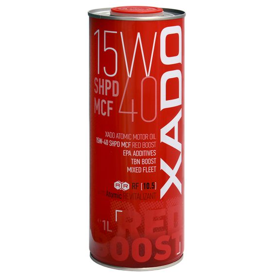 Моторна олива  XADO Atomic Oil SHPD MCF RED BOOST мінеральна 15W-40  1л