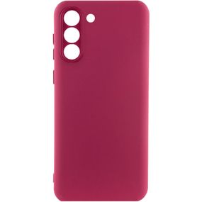 Чехол Silicone Cover Lakshmi Full Camera (A) для Samsung Galaxy S23 Full camera, Бордовый / Marsala