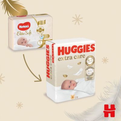 Подгузники Huggies Extra Care Размер 1 (2-5 кг) 22 шт (5029053583235) | Зображення 6