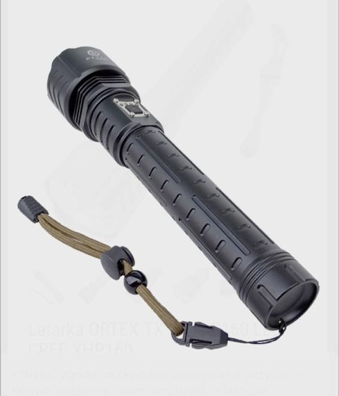 Тактический военный фонарик ORTEX TX P160 - LP055 Павер банк | Зображення 3