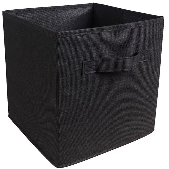 Ящик для зберігання SV з тканини складаний 30*30*30 см Чорний (sv3423)